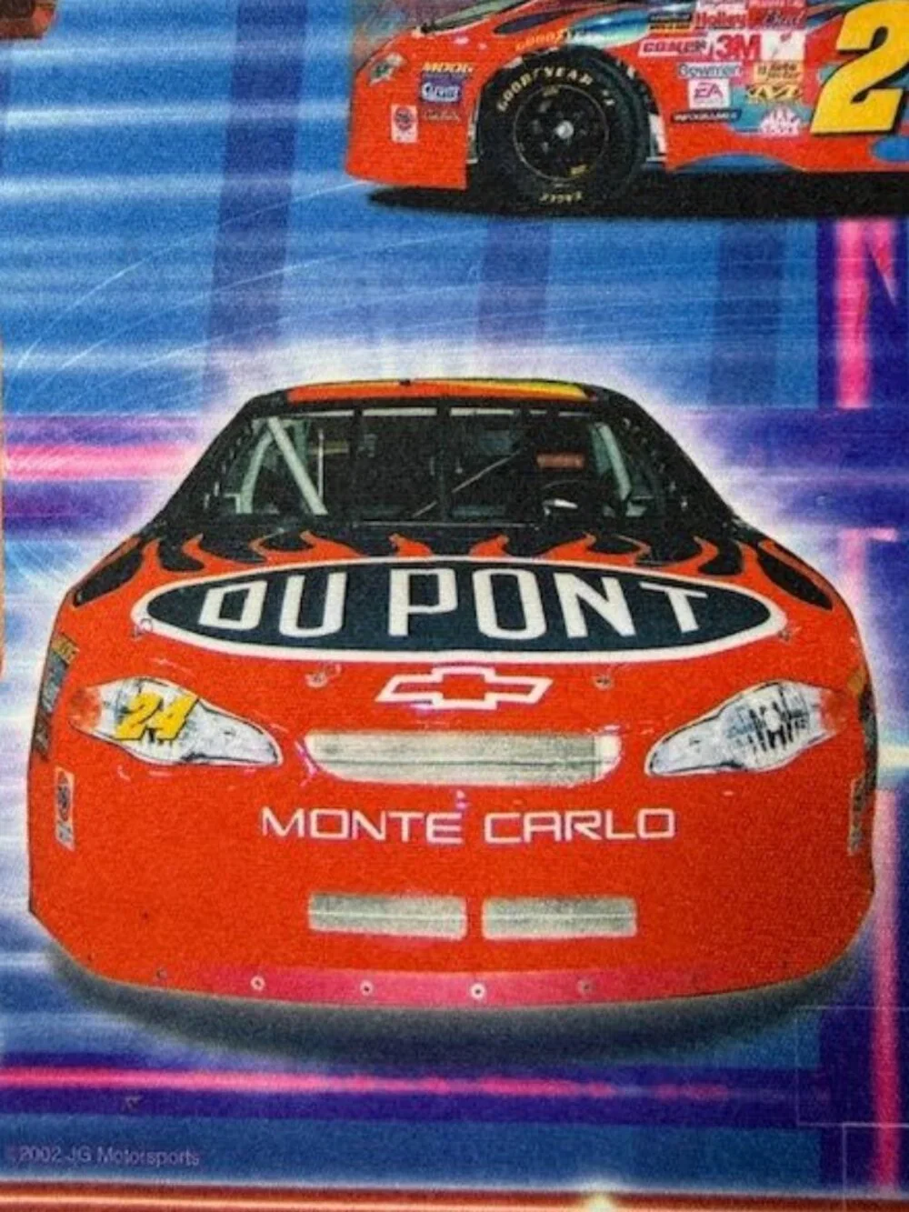 Vintage NASCAR Jeff Gordon 24 Dupont Mousepad